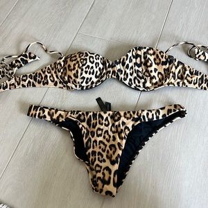 Vix animal print bikini - worn once